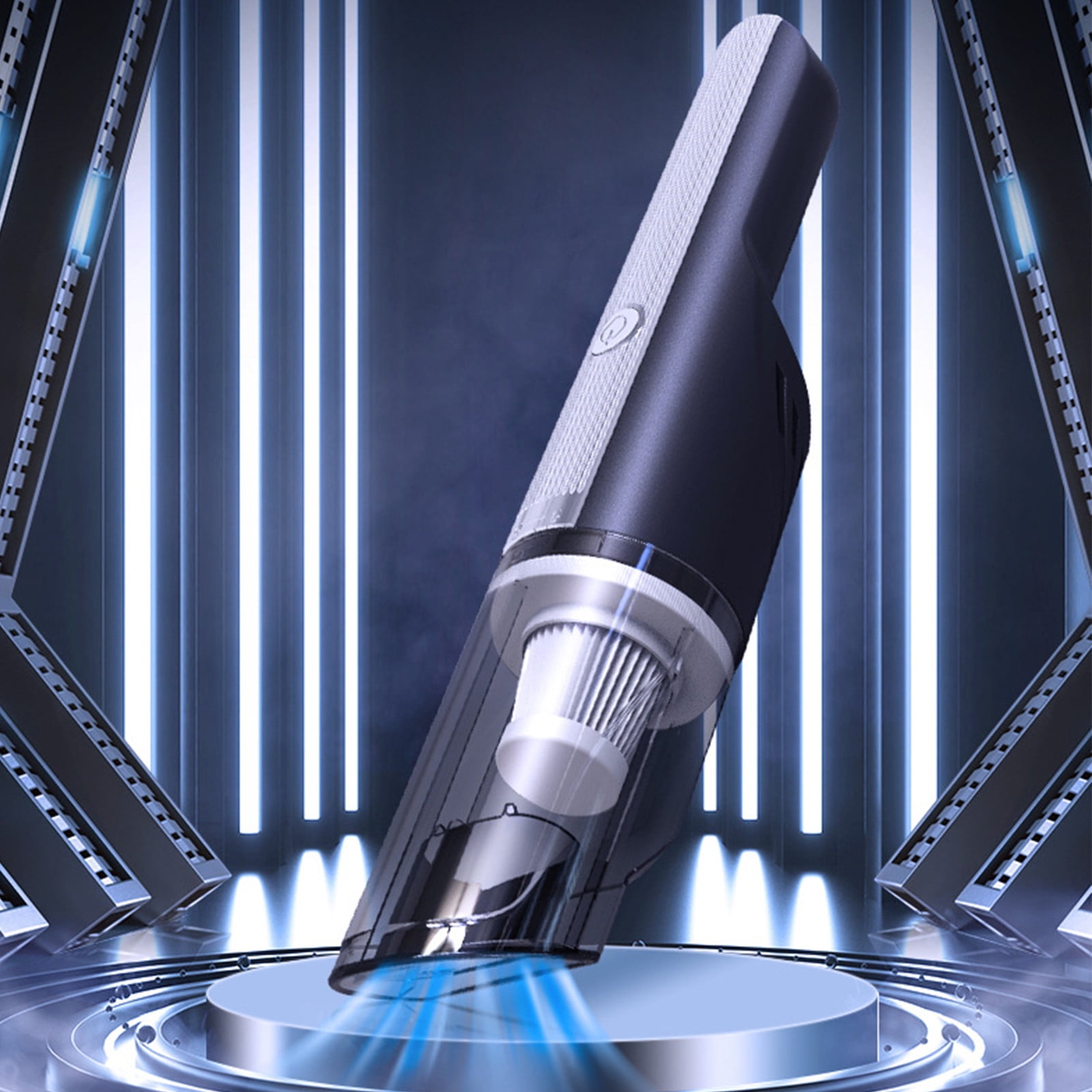 Uiz Merueh Cordless Car Vacuum Handheld Vacuum Cleaner Cordless Powerful Suction Hand Vac Hand Vacuum Cordless, Hand Vacuums for Car/Home/Pet
