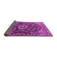 thumbnail image 2 of Ahgly Company Indoor Square Oriental Pink Industrial Area Rugs, 7' Square, 2 of 4
