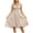 Khaki, variant on Women's Floral Boho Ruffle Summer Midi Dress Puff Sleeve Sweetheart Neckline Smocked Flowy Dresses