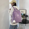 thumbnail image 4 of Bolsa De Hombro Bolso de pecho para mujer, correa ajustable para el hombro, monedero para niñas de color sólido (púrpura) Sywqhk Para Estrenar, 4 of 5