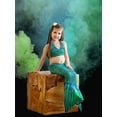 thumbnail image 3 of Sun Tail Mermaid Toddler Tail Siren Green Size S (4T/5T), 3 of 4