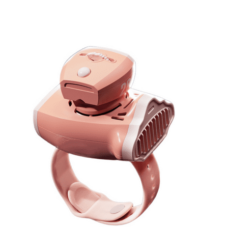 

Watch Fan Small Foldable with Comfortable Wrist Strap 3 Speed Adjustable Mini Watch Hand Held Fan USB Rechargeable Portable Compact Summer Fan for Kids