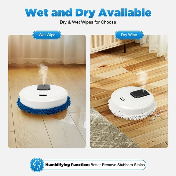 3 in 1 Smart Robot Cleaner Floor Mopping & Spraying & Sweeping Automatic Cleaning Sweeper USB