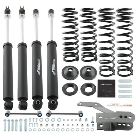 Maxpeedingrods 3.25" Lift Kit For Jeep Wrangler JK 4-Door 2007-2018 Coil Springs Shocks Bracket