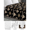 thumbnail image 6 of Western Cowboy Full Size Flat Sheet, Wrinkleproof & Fadeproof Cooling Flat Bed Sheet Only, Country Cow Head Cactus Sun Vintage Breathable Soft Bedding Top Sheets 81 x 96 Inches, 6 of 8