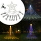 thumbnail image 3 of Luz de estrella de cinco puntas LED Wmkox8yii luz de árbol colgante de Navidad luz de agua que fluye, 3 of 7