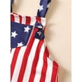 thumbnail image 6 of Wassery Baby Boys Jumpsuits 4th of July Outfits Sleeveless Stars and Stripes Print Bodysuit Summer Independence Day Clothes for Newborn 0-24 Months, 6 of 8