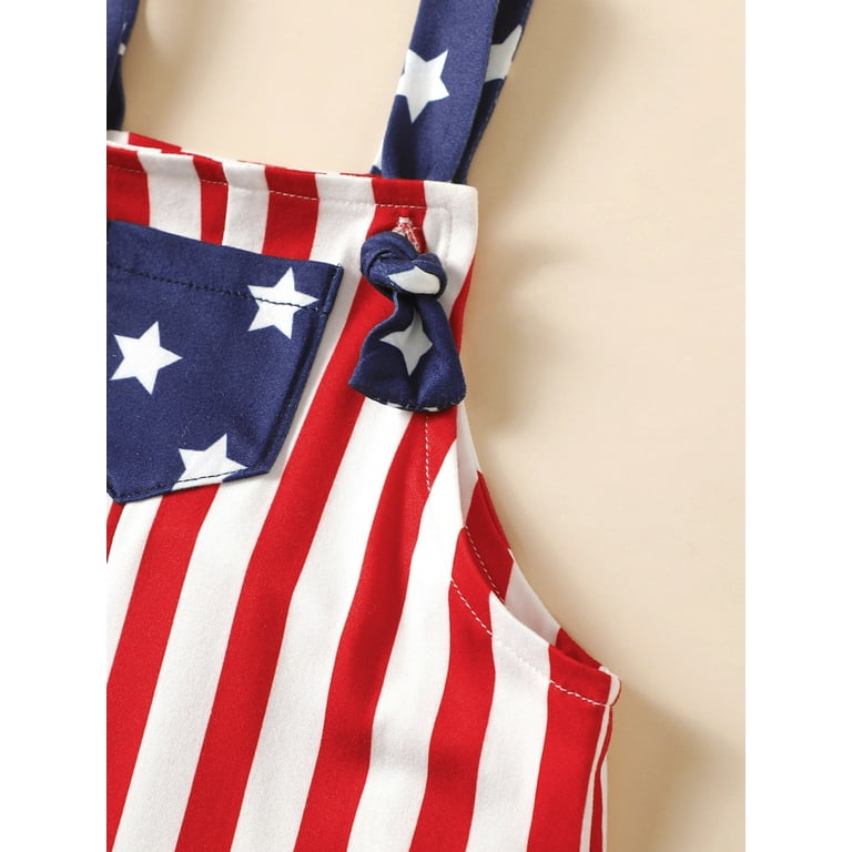 Baby american flag store overalls