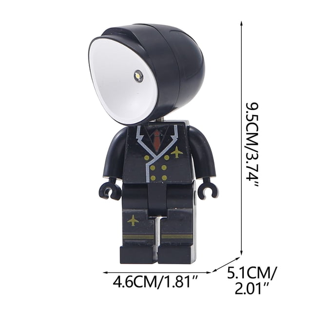 Pompotops Astronaut Children's Warm Light Night Light Button Battery Mini Light Decoration Clearance