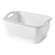 thumbnail image 1 of Cesta coladora de doble capa, escurridor de frutas para cocina, coladores de cocina, cuenco, coladores de alimentos para arroz, frijoles, espagueti, blanco pequeño, 1 of 9