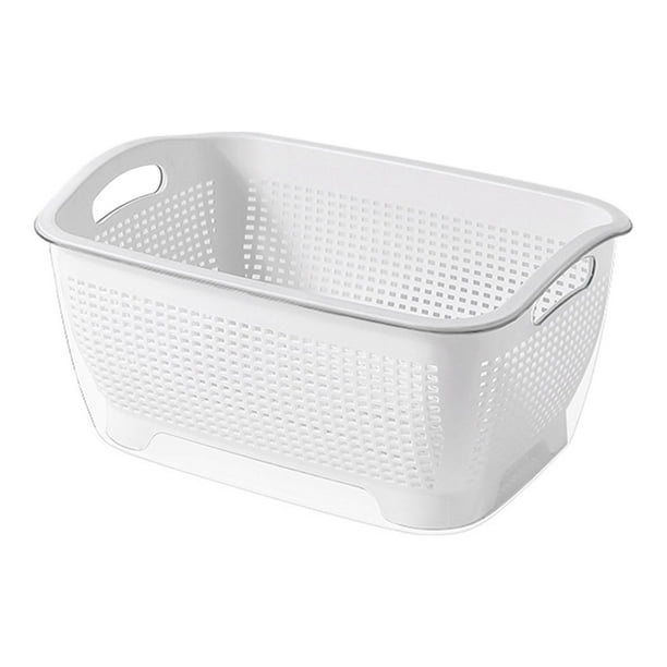 Colador de cocina, juego de cuencos, escurridor de frutas, cesta de almacenamiento de alimentos, coladores de alimentos para espaguetis, granos de ceb blanco pequeño