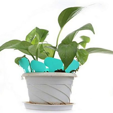 Waterproof Flower Pot - Supersellers 100pcs T-type Waterproof Plastic Tags for Gardening Plant Flower Vegetable Planting Label Garden Tools
