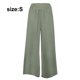 thumbnail image 2 of Pantalones anchos para mujer, elásticos, cintura alta, pantalones palazzo, pantalones fluidos, pantalones ahumados, trabajo casual, 2 of 6