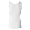 thumbnail image 3 of Bella + Canvas Womens 2x1 Rib Tank (4000)- WHITE,2XL, 3 of 5