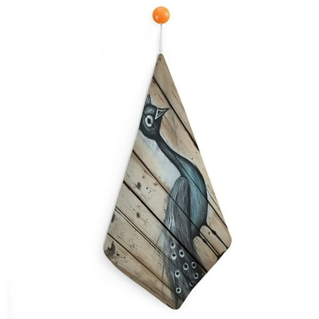 

Autua Birds Reusable Hand Towels Ultra-Fine Fiber Kitchen Towels for Quick Drying Hanging Bathroom Towels for Home Decor 11.8x11.8in Various Colors and Patterns 2pcs