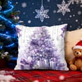 thumbnail image 4 of PEIBang Vintage Christmas Throw Pillow Covers,Xmas Decorations,Winter Holiday Decorative Pillow Case for Bedroom Sofa Couch, 4 of 6