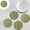 💖 Green_New#767, variant on Blaxill Silicone Heat Resistant Mat | Round Food Grade Table Protector | Double-Sided Placemat | Thick Non-Slip Bowl Pan Cup Pad | Draining Tableware | 16x16cm | 1 Pack