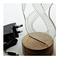 thumbnail image 4 of By-Lamp 3D Lovers Lamp with Handmade Wooden Base, 4 of 4
