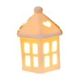 thumbnail image 3 of Casa iluminada con luz LED, pueblo navideño en miniatura, regalo, decoración de cerámica con LED Estilo D, 3 of 9