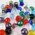 thumbnail image 3 of CIMAXIC Glass Beads For Jewelry Making Faceted Rondelle 128Pcs 0.30X0.40X0.30In, 3 of 4