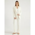 thumbnail image 2 of Scoop Women's & Women's Plus Crepe One Button Suit Blazer, Sizes XS-4X, 2 of 5