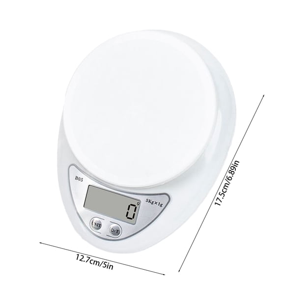 Rkxzt Plastic Kitchen Scale High Precision 0.1g Digital Kitchen Scale Gram Weigher with Ounce Conversion for Food Coffee Baking 1 Count Kitchen