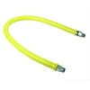 T and S Brass HG-2D-24 Yellow Gas Appliance Connector