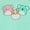 Blue, variant on Kpop Demon Hunters Girls Short Sleeve Snug Fit Sleep Top and Pants Pajama Set, 2-Piece, Sizes 4-10