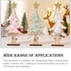 thumbnail image 3 of Inteprter Decoración de árbol de Navidad, decoraciones navideñas, escaparate de tienda para el hogar, de madera, decoración de Navidad, adorno de Kits de decoración para fiestas Blanco Inteprter HA068924-03, 3 of 6