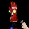thumbnail image 1 of LED Light Kit for Lego Nano Gauntlet 76223, USB Lighting Set (Lights Only), 1 of 5