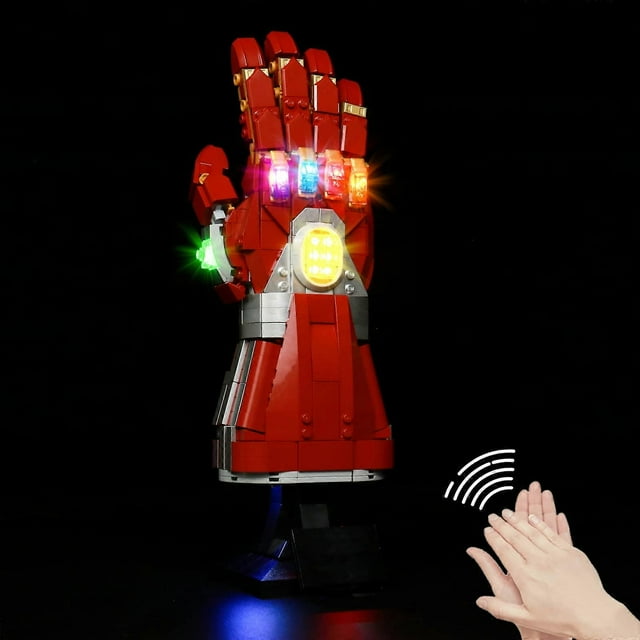 LED Light Kit for Lego Nano Gauntlet 76223, USB Lighting Set (Lights Only)