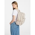 thumbnail image 5 of No Boundaries Women's 17.5" Multi Pocket Backpack, Taupe, 5 of 6