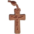 thumbnail image 4 of 5 Decade Light Jujube Wood Teardrop 10mm Rosary, 4 of 5