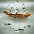 thumbnail image 3 of Decoración hogareña Gwong viento chime decorativo robusto de metal innovador tema de pescadores colgando de madera de madera para el hogar Gwong 21066958, 3 of 7