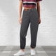 thumbnail image 4 of Gibobby pantalones anchos mujer Pantalones de chándal para mujer, pantalón cálido de lana de de imitación gruesa, holgado, informal, con cordón, otoño e invierno, 2023 (Gris, XL/4), 4 of 5
