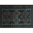 thumbnail image 1 of Ahgly Company Indoor Rectangle Persian Light Blue Traditional Area Rugs, 7' x 10', 1 of 4