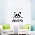 thumbnail image 3 of Happiness is a Warm Puppy Quote Animal Dogs Dog Wall Sticker Art Decal for Girls Boys Room Bedroom Nursery Kindergarten House Fun Home Decor Stickers Wall Art Vinyl Decoration Size (10x10 inch), 3 of 3