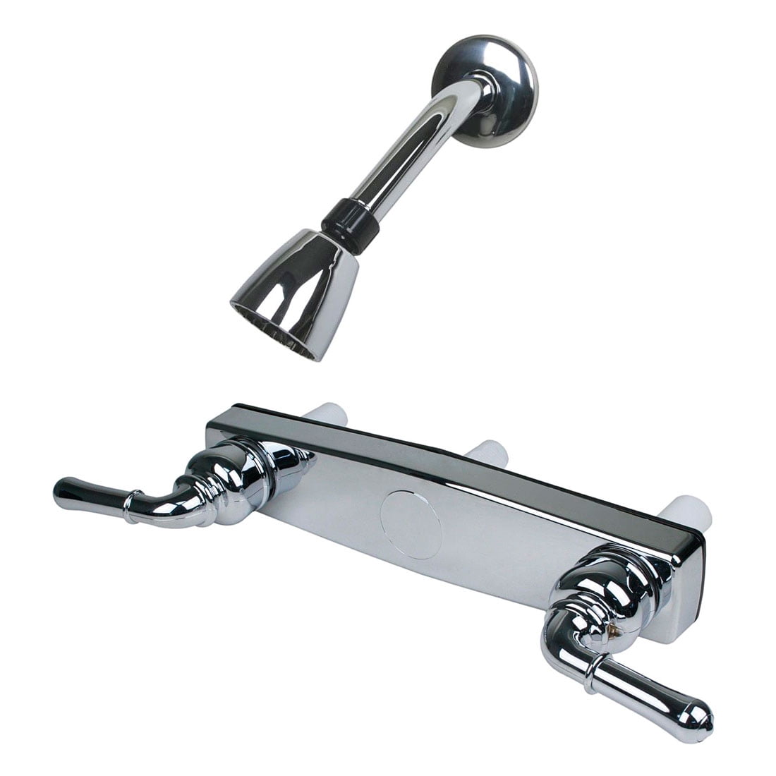 RV Mobile Motor Home Travel Trailer 8" 2 Lever Handle Shower Valve and
