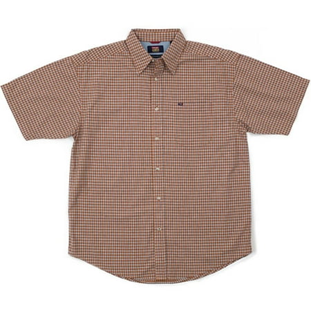 Wrangler - Big Men's Short Sleeved Woven Shirt