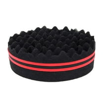 FACEGA Hair Sponge Brush For Curly Hair Double Sides Small Holes Twist Hair Brush For Afro Coil (1pcs)