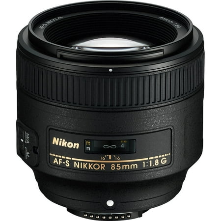 Nikon AF-S NIKKOR 85mm f/1.8G Lens - Black (Best Blur Lens For Nikon)
