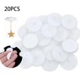 thumbnail image 2 of Ganchos de techo 100 Piezas Ganchos Autoadhesivos Colgador Ganchos de Pared Gancho de Disco Pequeño Sin Taladrar Ganchos Adhesivos para Baño Decoración Colgante , película blanca Magideal Ganchos de techo, 2 of 3