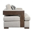 thumbnail image 3 of Acme Niamey Chair with 1 Pillow in Fabric & Cherry, 3 of 4