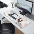 thumbnail image 2 of Long Mouse Pads for Desk,Blue Boho Abstract and Plant Pattern Desk Mats on Top Of Desks, Desk Mouse Pad Extra Large with 3mm Non-Slip Base and Stitched Edge for Gaming,Office,Work,Home 31.5"x11.8", 2 of 6