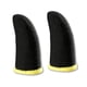 thumbnail image 3 of Inteprter 2 uds. Guante para controlador de juegos, pantalla táctil, mangas elásticas antideslizantes, cubierta transpirable para las yemas de Videojuegos y accesorios Amarillo negro, 3 of 6