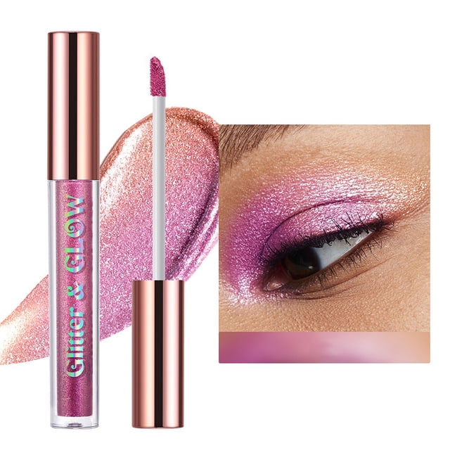 BKER Pearlescent Shiny Liquid Eye Shadow Ten Color Single Package Color Changing Longan Shadow 2.5ml