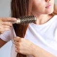 thumbnail image 5 of WIFKLSIIPG Roll Comb Round Comb High Temperature Ceramic Curling Hair Comb Four Series Hair Aluminum Tube Air Comb, 5 of 5