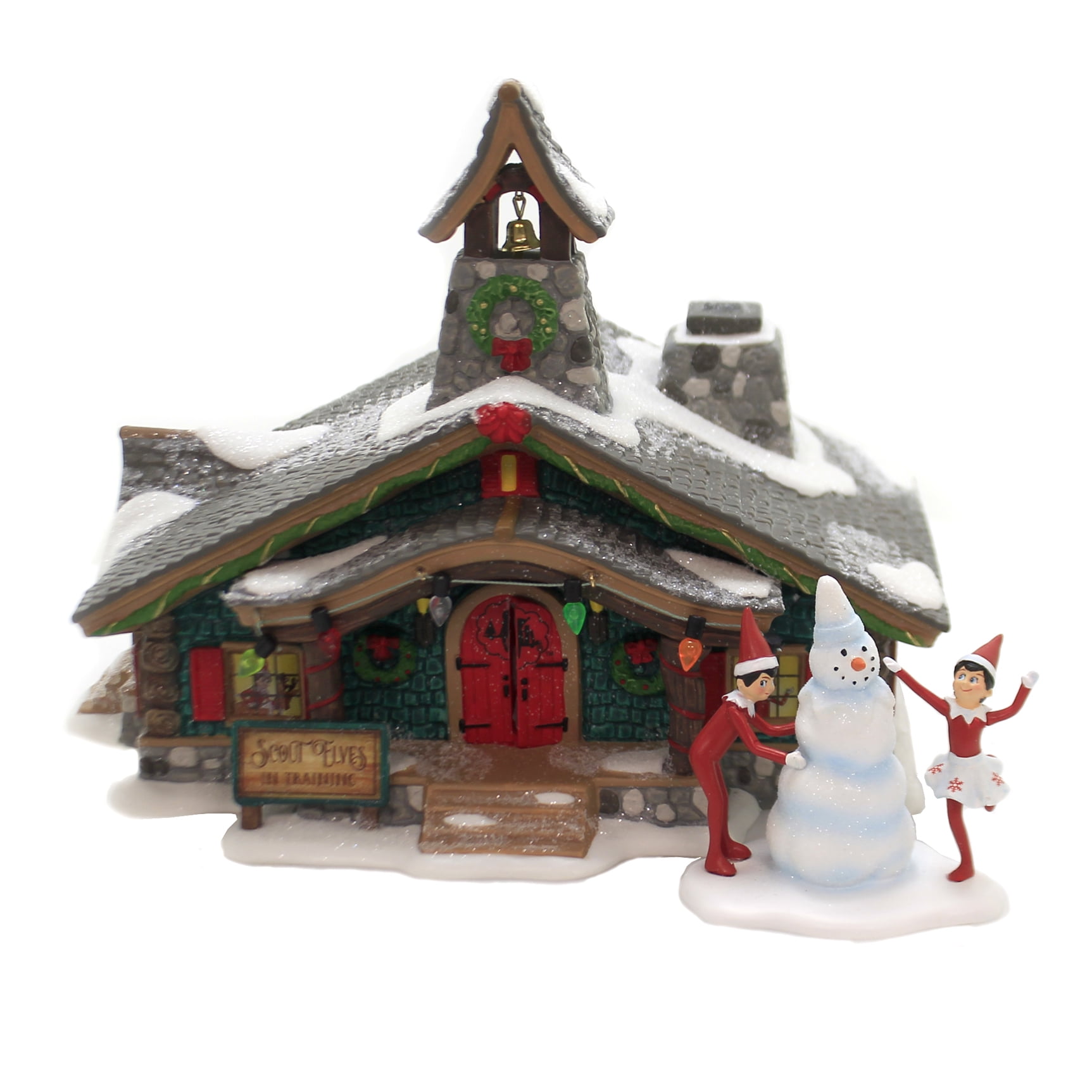 Department 56 House SCOUT ELVES IN TRAINING North Pole Elf On Shelf