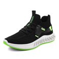 thumbnail image 1 of Zapatos de tenis para hombre/Zapatos deportivos transpirables de alta elasticidad/Zapatos casuales de punto con mosca abierta de calcetín nuevo, 1 of 3