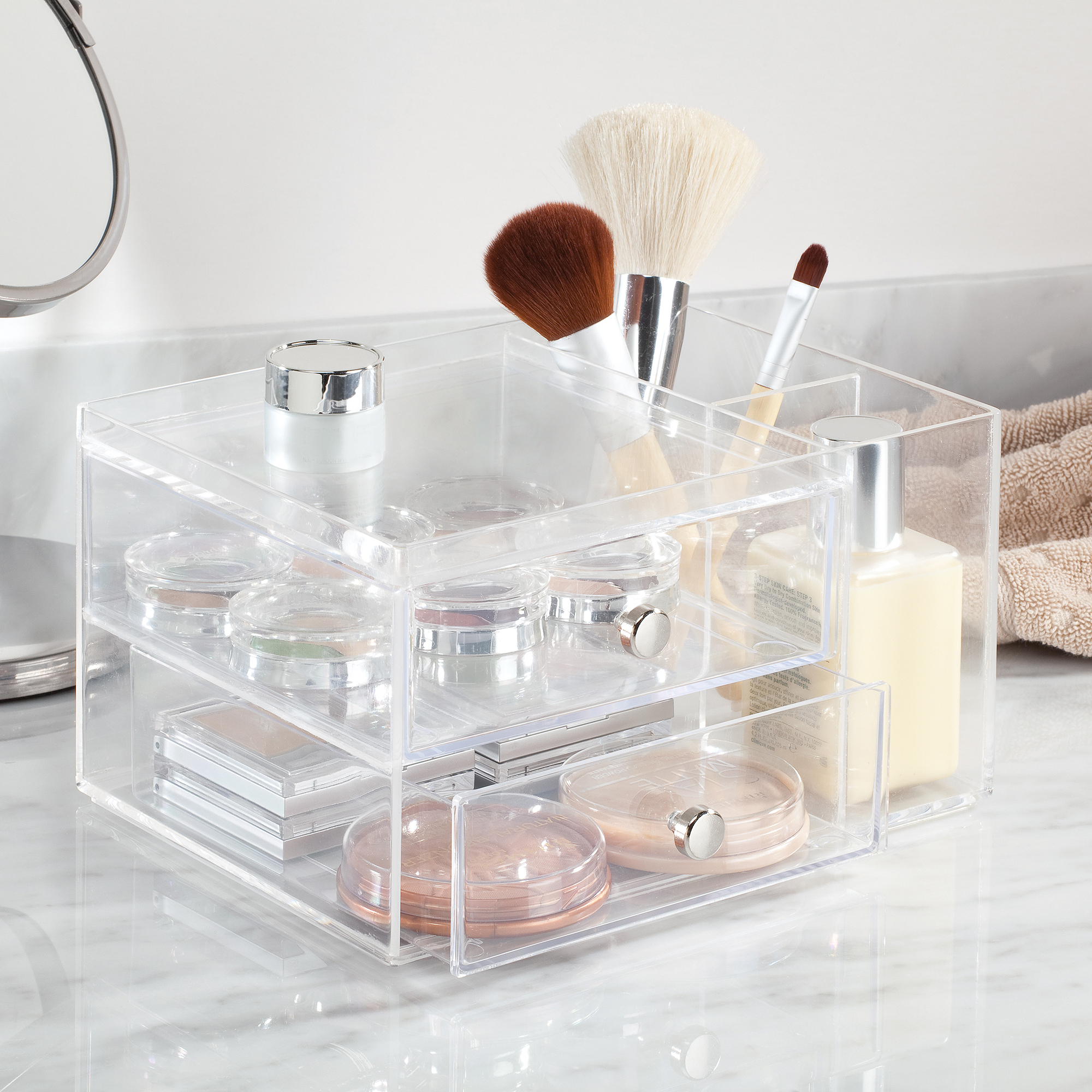 Cosmetic Makeup Storage Organizer Holder For Vanity Cabinet 2